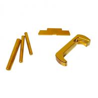 Cross Armory CRG5OKGD 3 Piece Kit Extended Compatible w/ For Glock 17/19/26/34 Gen5 Gold Anodized Steel/Aluminum - 892
