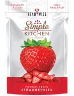 ReadyWise Simple Kitchen Freeze Dried Fruit Strawberry 1 Serving Pouch 6 Per Case - SK05006 ReadyWise Simple Kitchen Freeze Dried Fruit Strawberry 1 Serving Pouch 6 Per Case - SK05006