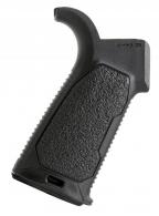 Strike AR Enhanced Pistol Grip 15 Degrees AR Platform Black Rubber - AR-OMPG-15