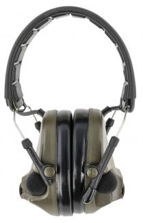 Peltor ComTac V Hearing Defender Headset 23 dB Over the Head OD Green Ear Cups w/Black Band