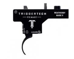 TriggerTech Weatherby Mark V Primary Adjustable Single-Stage Drop-In Curved Trigger 1.5 lb to 4.0 lbs Black PVD Finish - WM5-SBB-14-NBW