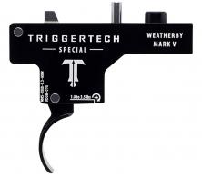 TriggerTech Special Single-Stage Curved Trigger with 1-3.50 lbs Draw Weight & Black PVD Finish for Weatherby Mark V - 1017