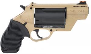 Taurus Judge Public Defender .45 Colt/.410, 2.5" Barrel, Flat Dark Earth, 5 Rounds - 2441021FDE
