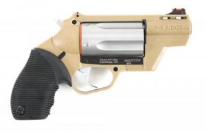 Taurus Judge Public Defender Dark Earth/Stainless 45 Colt Revolver - 2441029FDE