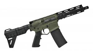 American Tactical Imports Omni Hybrid Maxx 5.56x45mm NATO 7.50" 30+1 Battlefield Green Black Trinity Force Bre - ATIGOMX556MP4BBFG