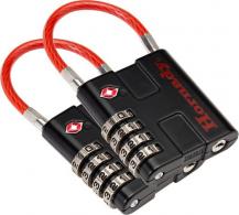 Hornady Rapid Safe Cable Lock Combination Black/Red 2 Per Pack - 96022