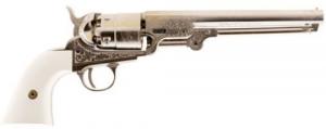 Traditions Revolver 44 Black Powder 7.375 Hammer/Blade Simulated Ivor - FR185117 Traditions Revolver 44 Black Powder 7.375 Hammer/Blade Simulated Ivor - FR185117