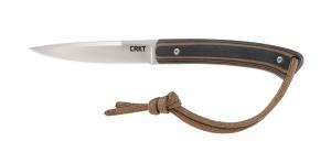 Columbia River Biwa 3.02" Fixed Plain Satin 8Cr13MoV SS Blade G10 Black/Brown Handle - 2382 Columbia River Biwa 3.02" Fixed Plain Satin 8Cr13MoV SS Blade G10 Black/Brown Handle - 2382