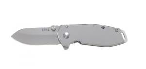 Columbia River Squid Assisted 2.37" Folding Plain Bead Blasted 8Cr14MoV SS Blade 2Cr13 Stainless Handle - 2492