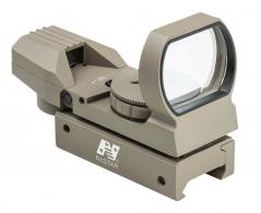 NcSTAR 1x 24x34mm 3 MOA Tan Red Dot Sight - D4RGT NcSTAR 1x 24x34mm 3 MOA Tan Red Dot Sight - D4RGT