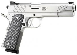Bul Armory Government 1911 .45 ACP 5" 8+1 Black Oxide Stainless Steel Black Polymer Grip - 40102GC