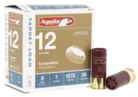 Main product image for Aguila Competition 12 Gauge Ammo 2.75" 1 oz #8 Shot 1275 fps  25 round box