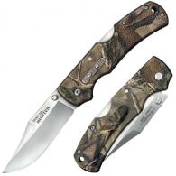 Cold Steel Hunter Double Safe 3.50" Folding Clip Point Plain 8Cr13MoV Stainless Steel Blade GFN Camo Handle