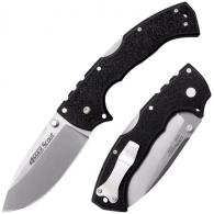 Cold Steel 4-Max Scout 4" Folding Drop Point Plain AUS 10A Steel Blade Black Griv-Ex Handle - CS-62RQ