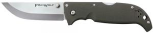 Cold Steel CS20NPF Finn Wolf 3.50" Folding Clip Point Plain Satin Polished AUS-8A SS Blade/OD Green Griv-Ex Handle Includes Pock - 246 Cold Steel CS20NPF Finn Wolf 3.50" Folding Clip Point Plain Satin Polished AUS-8A SS Blade/OD Green Griv-Ex Handle Includes Pock - 246