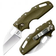 Cold Steel CS20LTG Tuff Lite 2.50" Folding Clip Point Plain AUS-8A SS Blade/OD Green Griv-Ex Handle Includes Pocket Clip - CS-20LTG