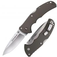 Cold Steel Code 4 3.50" Folding Spear Point Plain Polished Satin S35VN Blade Gun Metal Gray Aluminum Handle - CS-58PS6 Cold Steel Code 4 3.50" Folding Spear Point Plain Polished Satin S35VN Blade Gun Metal Gray Aluminum Handle - CS-58PS6