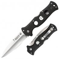 Cold Steel Counter Point I 4" Folding Plain AUS 10A Steel Blade Black Griv-Ex Handle - CS-10AB