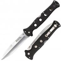 Cold Steel Counter Point 6" Folding Plain AUS 10A Steel Blade Black Griv-Ex Handle - CS-10AA