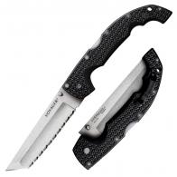 Cold Steel Voyager XL Tanto 5.50" Folding Tanto Serrated AUS 10A Steel Blade Black Griv-Ex w/6061 Aluminum Liners Hand - CS-29AXTS Cold Steel Voyager XL Tanto 5.50" Folding Tanto Serrated AUS 10A Steel Blade Black Griv-Ex w/6061 Aluminum Liners Hand - CS-29AXTS