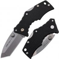 Cold Steel Micro Recon 1 2" Folding Tanto Plain Stonewashed 4034 Steel Blade Black Griv-Ex Handle - CS-27DT Cold Steel Micro Recon 1 2" Folding Tanto Plain Stonewashed 4034 Steel Blade Black Griv-Ex Handle - CS-27DT
