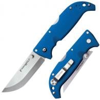 Cold Steel Finn Wolf 3.50" Folding Plain AUS 8A Steel Blade Blue Griv-Ex Handle - CS-20NPG