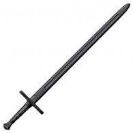 Cold Steel Hand & A Half Training Sword 34" Fixed Plain Polymer Blade Black Polypropylene Handle