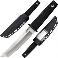 Cold Steel Kobun 5.50" Plain AUS 8A Steel Blade Black Kray-Ex Handle Fixed - CS-17T Cold Steel Kobun 5.50" Plain AUS 8A Steel Blade Black Kray-Ex Handle Fixed - CS-17T
