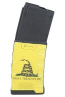 Mission First Tactical Extreme Duty AR-15, M4 30rd Black/Yellow "Don't Tread On Me" Snake Polymer Detachable - EXDPM556-GF Mission First Tactical Extreme Duty AR-15, M4 30rd Black/Yellow "Don't Tread On Me" Snake Polymer Detachable - EXDPM556-GF