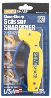 AccuSharp ShearSharp Scissors Sharpener Diamond Tungsten Carbide Sharpener Yellow/Blue