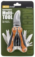 Accusharp Sportsman's Multi-Tool Black/Orange Folding Plain - 085C Accusharp Sportsman's Multi-Tool Black/Orange Folding Plain - 085C