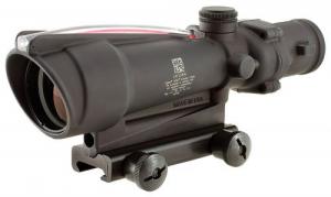 Trijicon ACOG 3.5x 35mm Obj 5.5 degrees FOV Matte Black Finish Dual Illuminated Red Chevron 223/556 BDC - 100145 Trijicon ACOG 3.5x 35mm Obj 5.5 degrees FOV Matte Black Finish Dual Illuminated Red Chevron 223/556 BDC - 100145