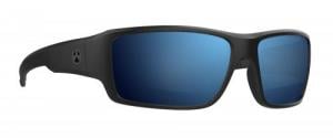 Magpul Ascent Eyewear Scratch Resistant Bronze/Blue Mirror Lens Black Frame - MAG1132-1-001-2020