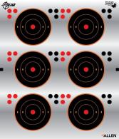 Allen EZ-Aim Reflective Bullseye Self-Adhesive Mylar Target 6 Per Pkg - 15231