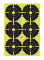 Allen EZ-Aim Splash Bullseye Non-Adhesive Paper Target 12.50" W x 18.25" H 8 Per Pkg