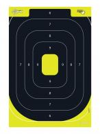 Allen EZ-Aim Splash IPSC Silhouette Non-Adhesive Paper Target 12.50" W x 18.25" H 8 Per Pkg - 15372