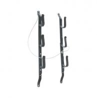 Allen Steel Three Gun Locking Truck Window Rack 3 Rifle/Shotgun Black Steel - 18520