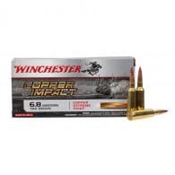 WINCHESTER EXPEDITION BIG GAME LONG RANGE 6.8 WESTERN 162 GR COPPER EXTREME POINT  20RD BOX