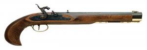Traditions Kentucky Pistol Single Shot 50 Cal Percussion 10" Color Case Hardened Frame Blued Barrel Walnut Grip - P1060 Traditions Kentucky Pistol Single Shot 50 Cal Percussion 10" Color Case Hardened Frame Blued Barrel Walnut Grip - P1060
