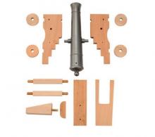 Traditions Mini Old Ironsides Black Powder Cannon Kit .50 Cal 9" Barrel Wooden Carriage Steel Barrel - KCN8041 Traditions Mini Old Ironsides Black Powder Cannon Kit .50 Cal 9" Barrel Wooden Carriage Steel Barrel - KCN8041