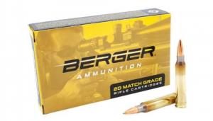 Berger Tactial Open Tip Match Hollow Point 223 Remington Ammo 20 Round Box