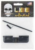 LBE Unlimited AR Parts Ejection Port Cover Assembly AR-15 Black Steel - AREPC LBE Unlimited AR Parts Ejection Port Cover Assembly AR-15 Black Steel - AREPC