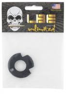 LBE Unlimited Handguard Cap Round W/M4 Cuts AR-Platform Black Steel - ARHCR