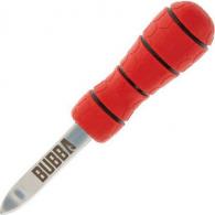 Bubba Paddoc Shucking 2.50" Fixed 440C Stainless Steel Blade Red/Black Non-Slip Handle - 1111856