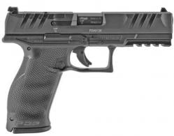 Walther Arms PDP Optic Ready 9mm 4.50" 18+1 Black Black Steel Slide Black Polymer w/Performance Duty Texture Grip - 2842475