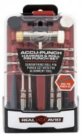 Real Avid/Revo Accu-Punch Hammer & Roll Pin Punch Set Black/Red Steel Rubber Handle