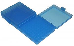 MTM Case-Gard 200 Series Multi-Caliber Handgun Clear Blue Polypropylene 200 rds - P200-45-24