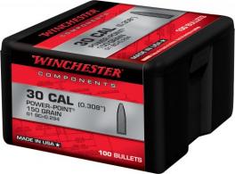 Winchester Ammo Centerfire Rifle Reloading 30 Cal .308 150 gr Power-Point (PP) 100 Per Box - WB30PP150X Winchester Ammo Centerfire Rifle Reloading 30 Cal .308 150 gr Power-Point (PP) 100 Per Box - WB30PP150X