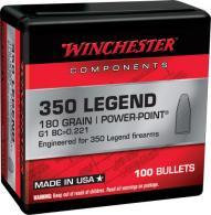 Winchester Ammo Centerfire Rifle Reloading 350 Legend 180 gr Power-Point (PP) 100 Per Box - WB350P180X Winchester Ammo Centerfire Rifle Reloading 350 Legend 180 gr Power-Point (PP) 100 Per Box - WB350P180X