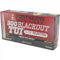 Fort Scott Munitions Sub-Munition Solid Copper 300 AAC Blackout Ammo 190 gr 20 Round Box - 300190SCV1SS Fort Scott Munitions Sub-Munition Solid Copper 300 AAC Blackout Ammo 190 gr 20 Round Box - 300190SCV1SS